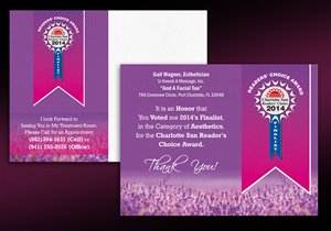 Diseño de Postal por ALSADESIGN para Gail''s SkinCare Oasis | Diseño: #4687662