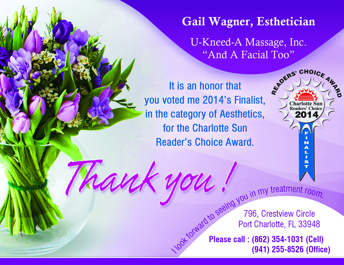 Postcard Design by Akshar Shailesh for Gail''s SkinCare Oasis | Design #4666602