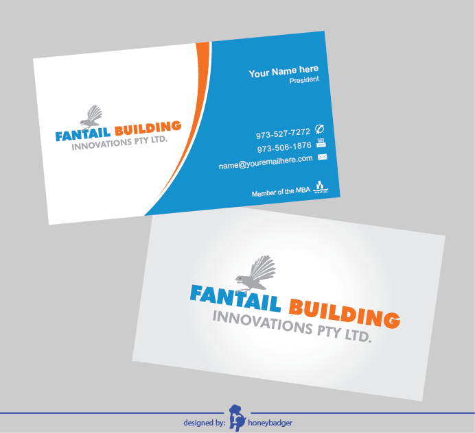 Business Card Design by rustee for this project | Design #4722003