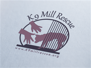 K 9 Mill Rescue  &  www.K9millrescue.org | Logo Design by RoobyDesigns