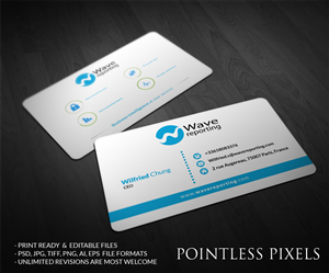 Business Card Design by Pointless Pixels India for this project | Design: #5071959