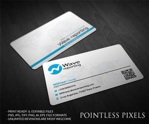 Business Card Design by Pointless Pixels India for this project | Design: #5072559