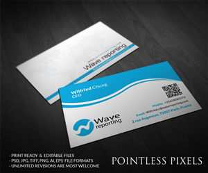 Business Card Design by Pointless Pixels India for this project | Design: #5073154