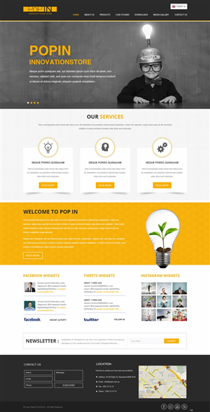 Wordpress Design by pb for this project | Design: #4681333