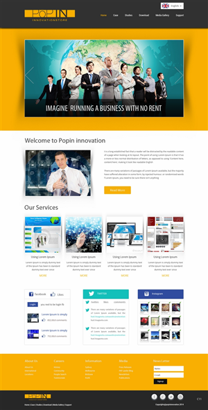 Wordpress Design by pb for this project | Design: #4681336