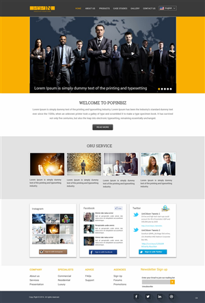Wordpress Design by pb for this project | Design: #4681345