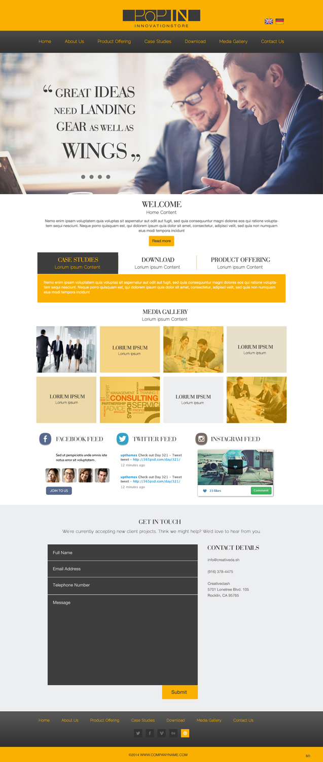 Wordpress Design by pb for this project | Design #4681353