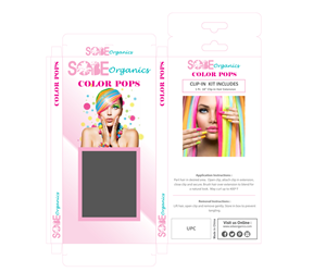 Sobe Organics Color Pops, Remover and Clips Box | Flyer Design by MicroZ