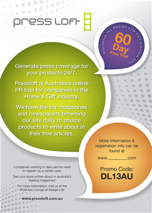 Flyer Design for a digital PR platform - specialising in the Interiors & Gift sector. | Flyer Design by DesignFive