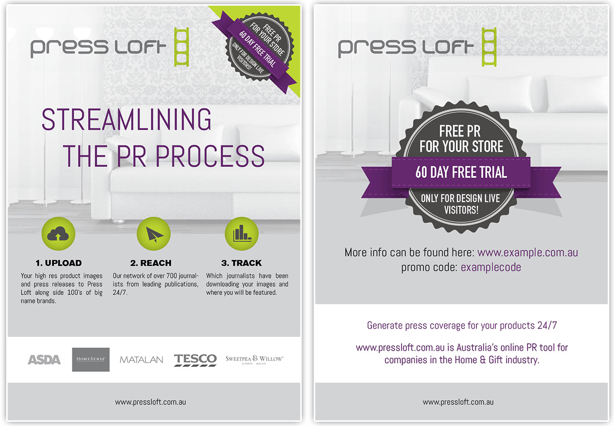 Diseño de Flyer por RYCO Design para press loft | Diseño #1330612