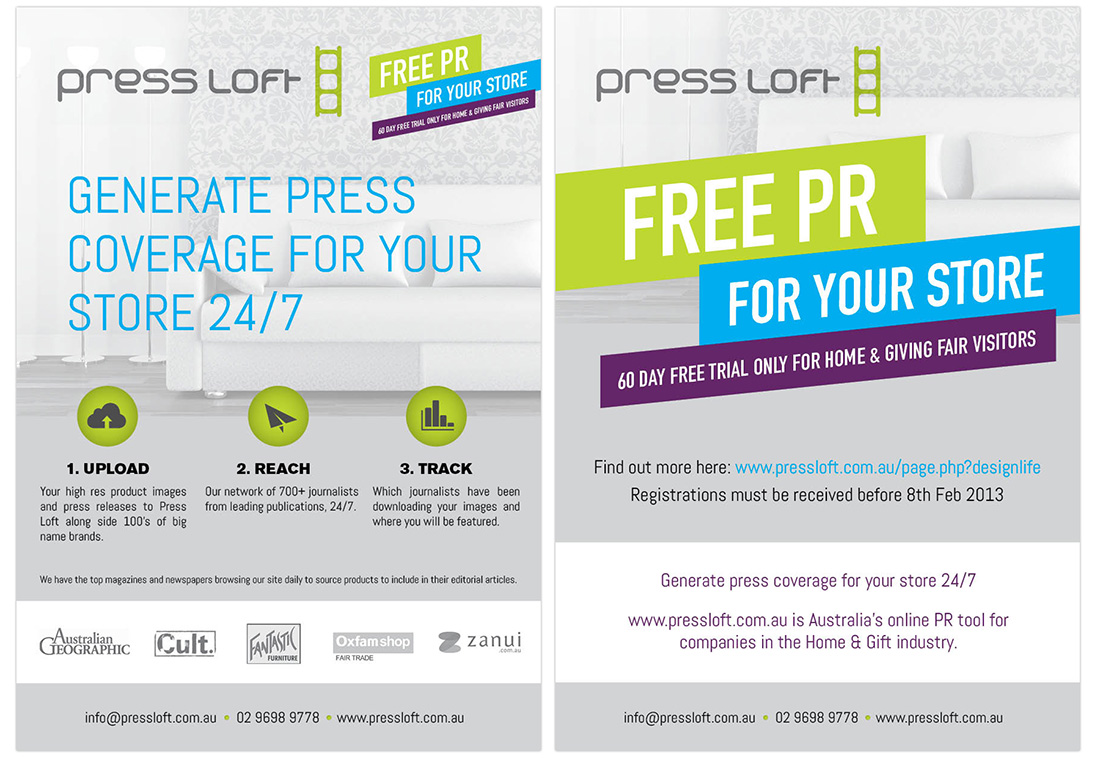 Flyer Design by RYCO Design for press loft | Design #1343596
