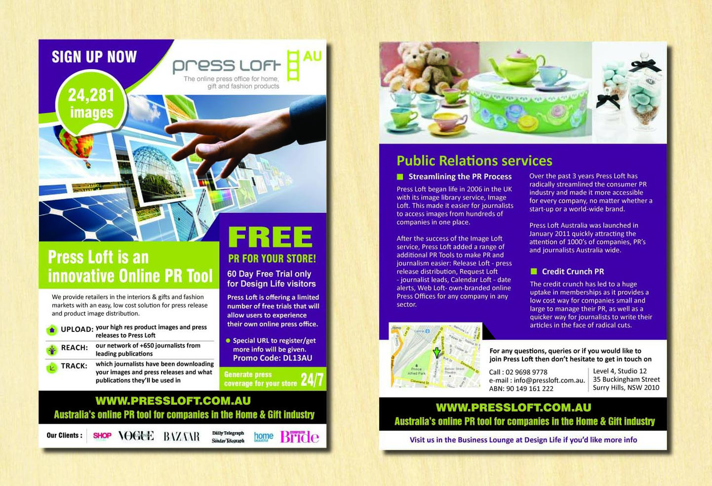 Flyer Design by rkailas for press loft | Design #1336169