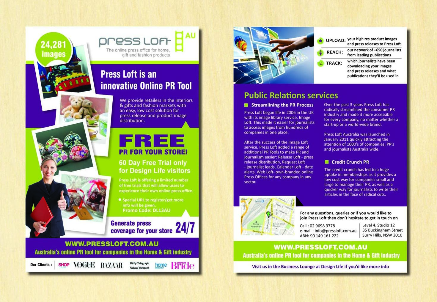 Diseño de Flyer por rkailas para press loft | Diseño #1336171