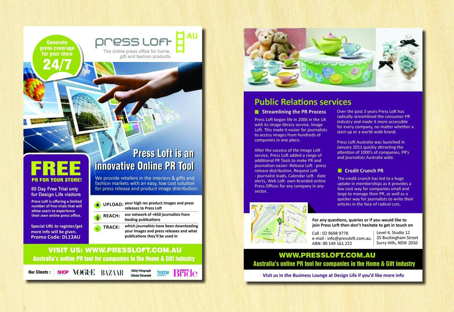 Flyer Design by rkailas for press loft | Design #1336174