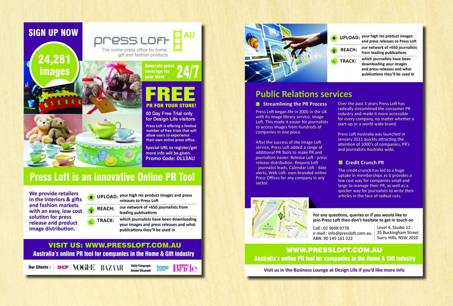Flyer Design by rkailas for press loft | Design #1336175