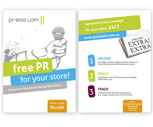 Flyer Design by pixelhousepl for press loft | Design: #1331139