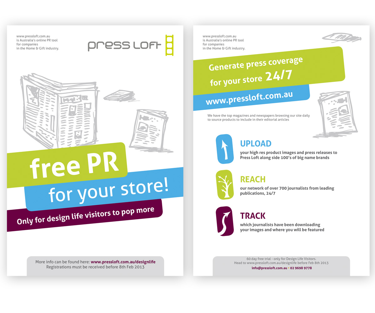 Flyer-Design von pixelhousepl für press loft | Design #1338323