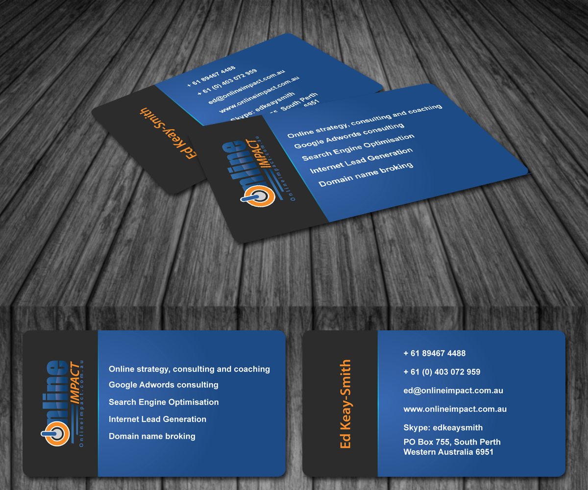 Business Card Design by Radu Borzea for this project | Design #1325575