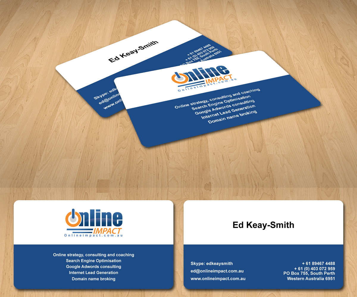 Business Card Design by Radu Borzea for this project | Design #1328740