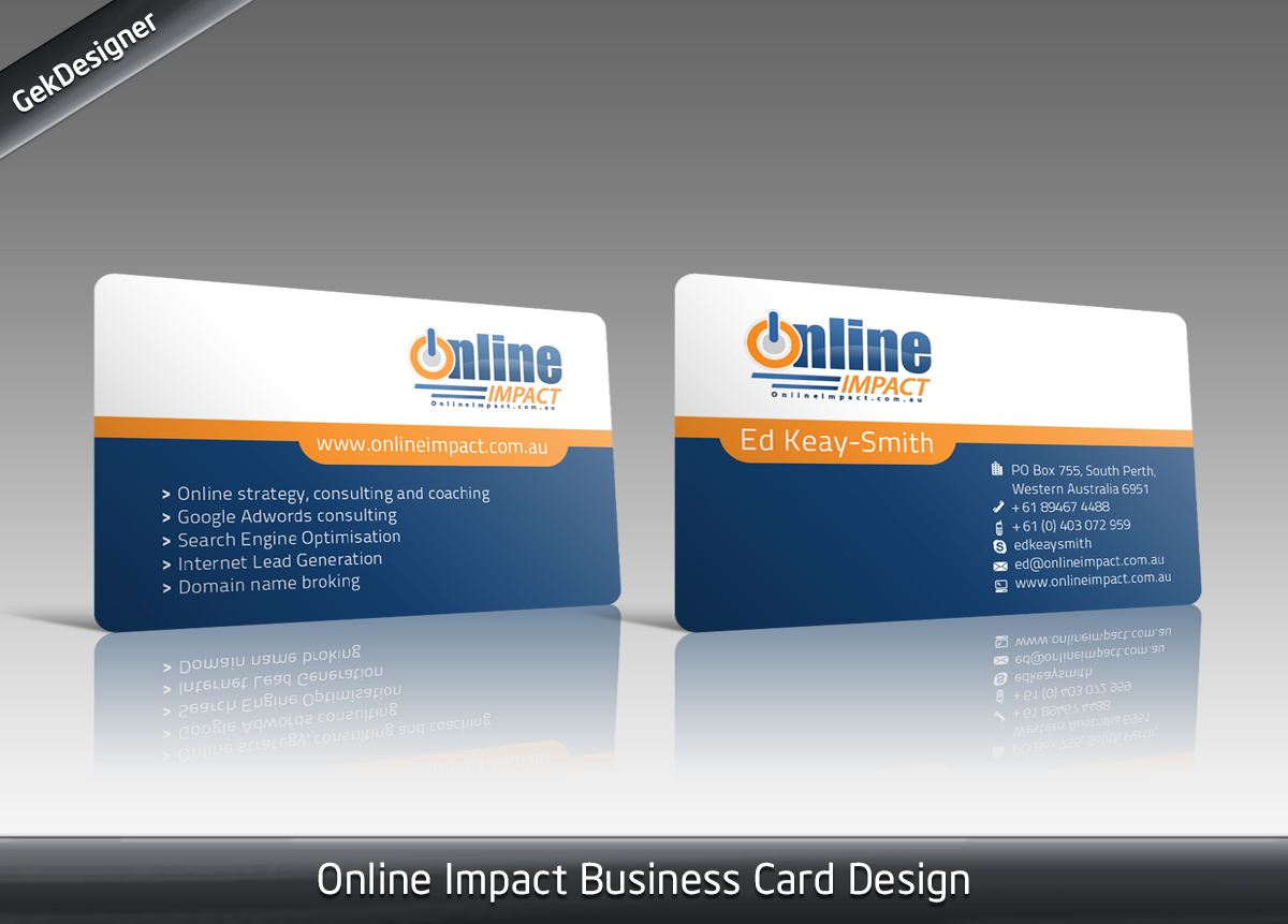 Design de Carte de Visite par gekgrfx pour ce projet | Design #1332447