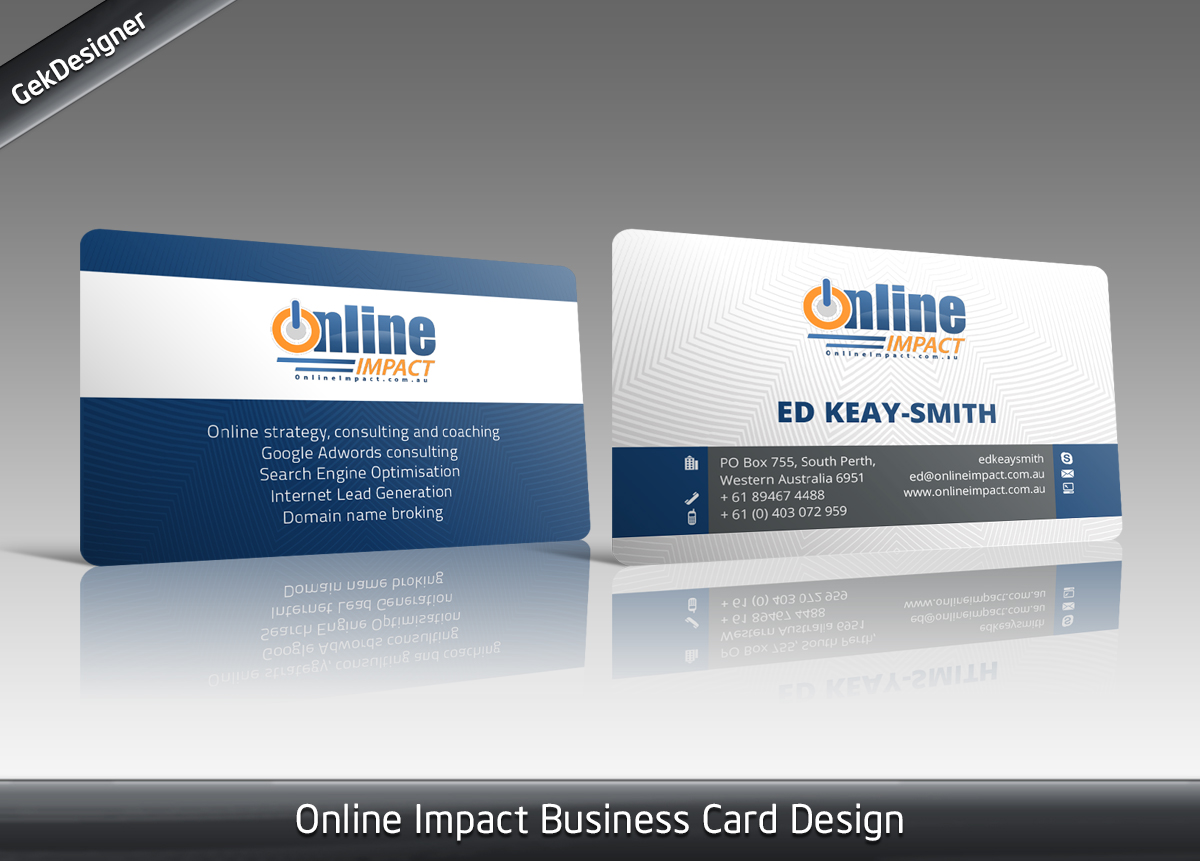 Design de Carte de Visite par gekgrfx pour ce projet | Design #1332448