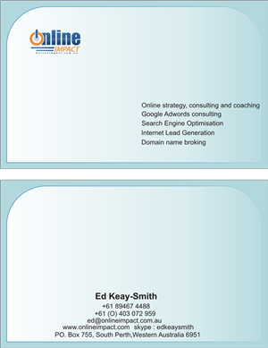 Business Card Design by ChiragThakkar