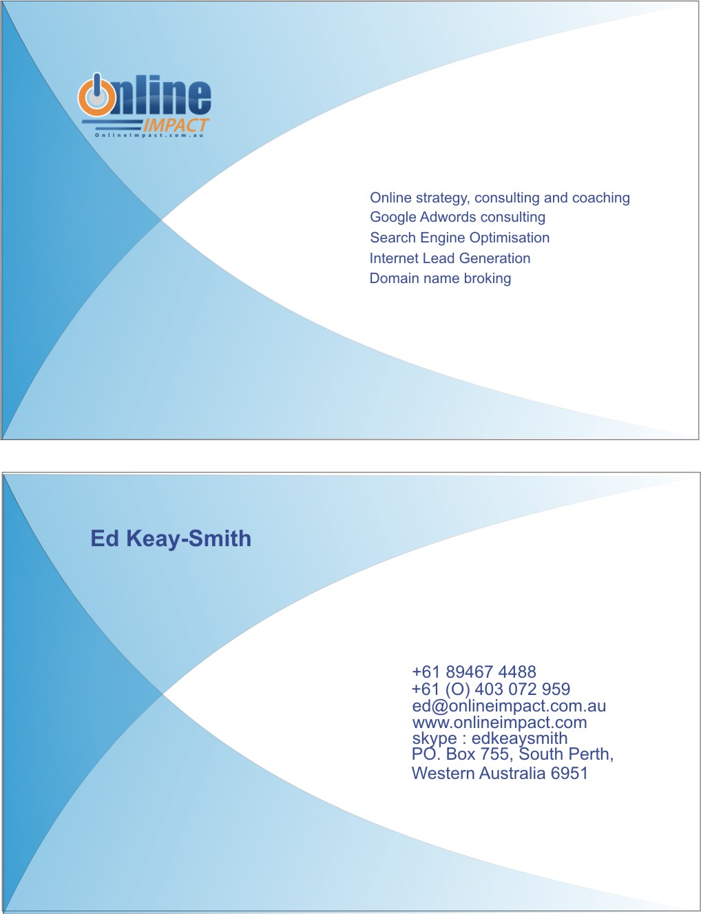 Business Card Design by ChiragThakkar for this project | Design #1337983