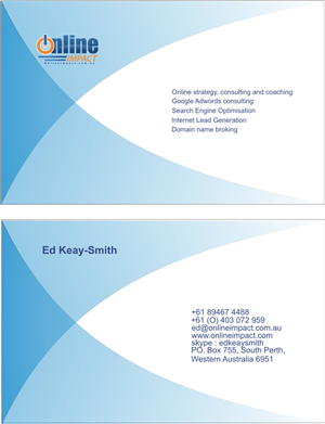 Business Card Design by ChiragThakkar for this project | Design: #1337983