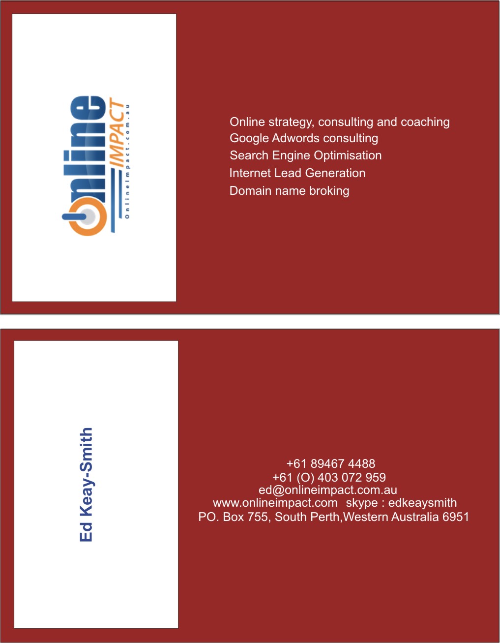 Business Card Design by ChiragThakkar for this project | Design #1337985