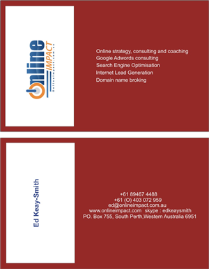 Business Card Design by ChiragThakkar for this project | Design: #1337985