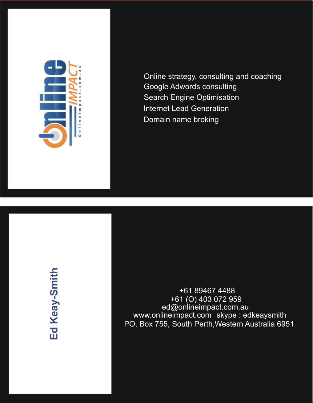 Business Card Design by ChiragThakkar for this project | Design #1337987