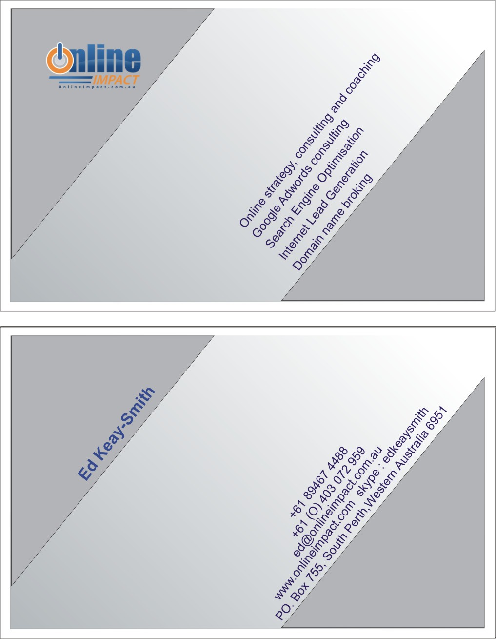 Business Card Design by ChiragThakkar for this project | Design #1337989