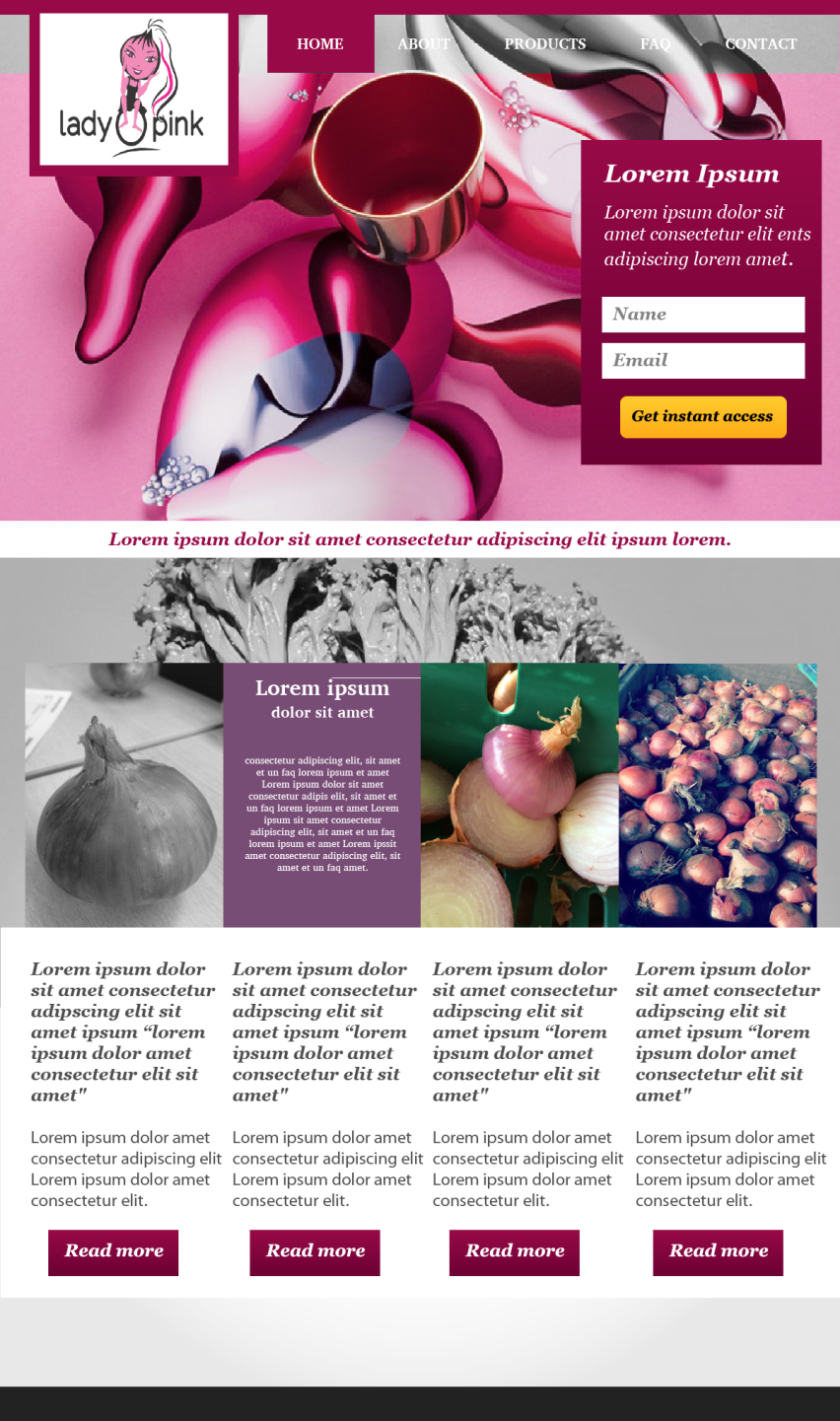 Web Design by wolf for this project | Design #4734006