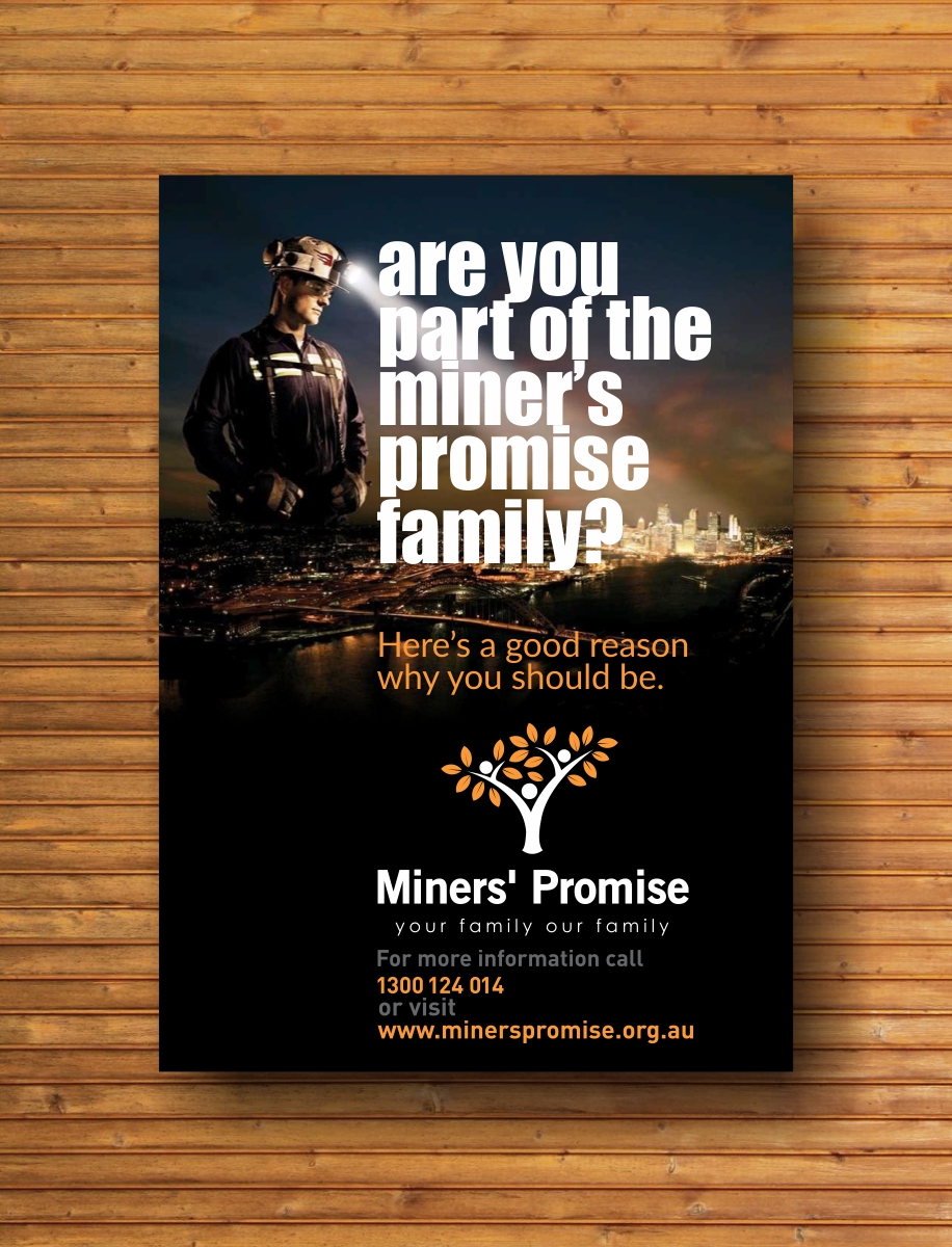Poster Design by cb1318 for Miners'''' Promise | Design #4713607