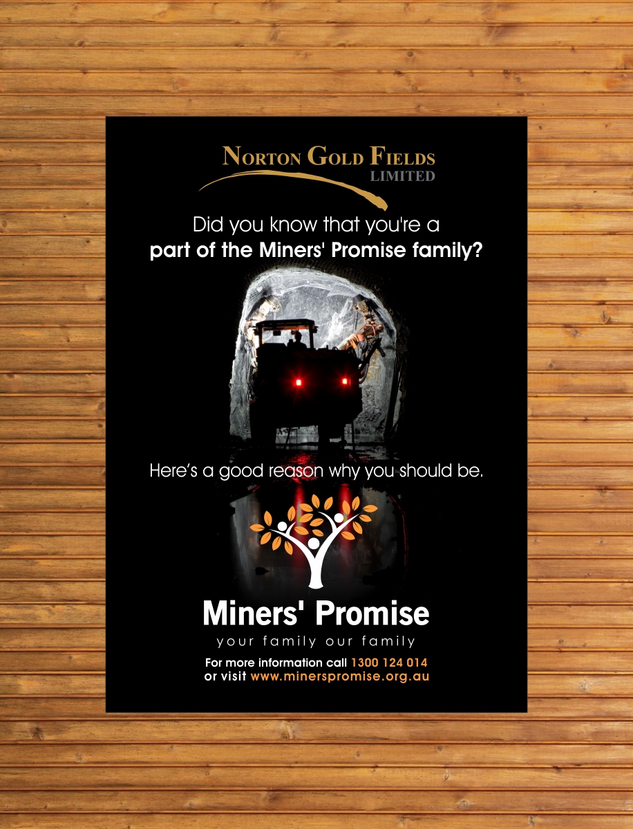 Poster-Design von cb1318 für Miners'''' Promise | Design #4824736