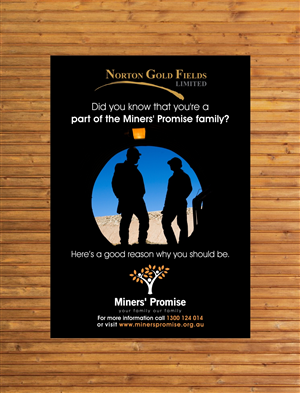 Poster Design by cb1318 for Miners'''' Promise | Design: #4828819