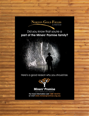 Poster Design by cb1318 for Miners'''' Promise | Design: #4828828