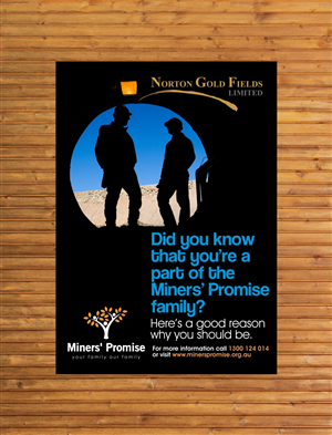 Poster Design by cb1318 for Miners'''' Promise | Design: #4828841