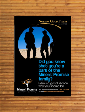 Poster Design by cb1318 for Miners'''' Promise | Design: #4828853