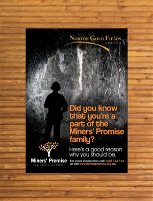 Poster Design by cb1318 for Miners'''' Promise | Design: #4828873