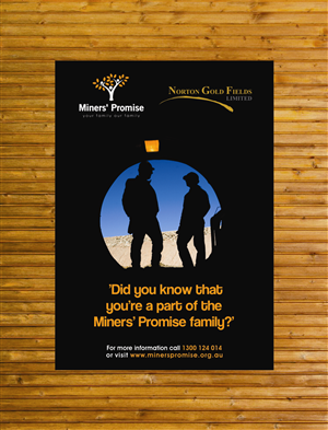 Poster Design by cb1318 for Miners'''' Promise | Design: #4841100