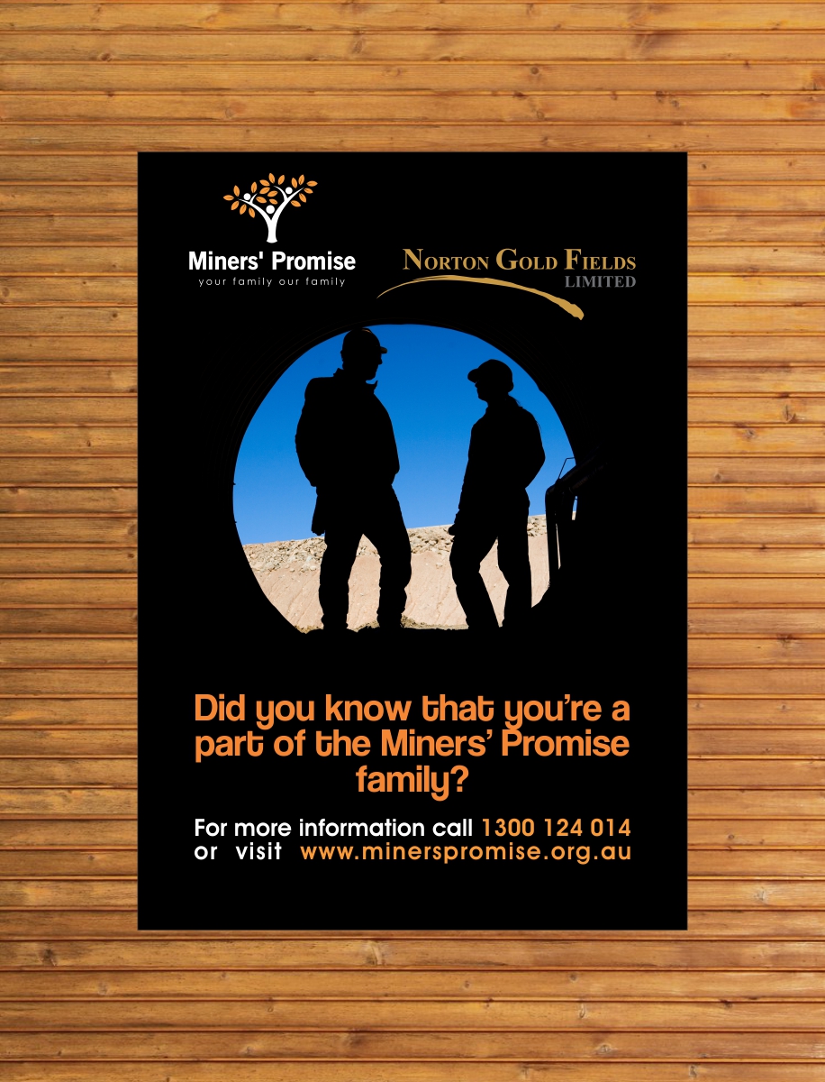 Poster Design by cb1318 for Miners'''' Promise | Design #4841251