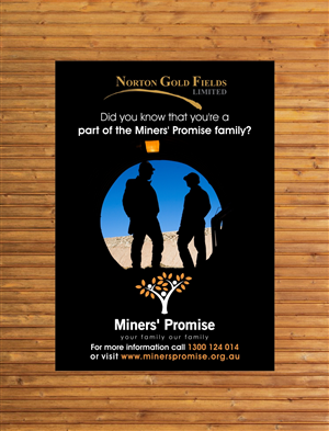 Poster Design by cb1318 for Miners'''' Promise | Design: #4845387