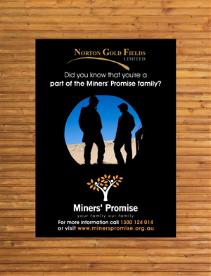 Poster Design by cb1318 for Miners'''' Promise | Design: #4845680