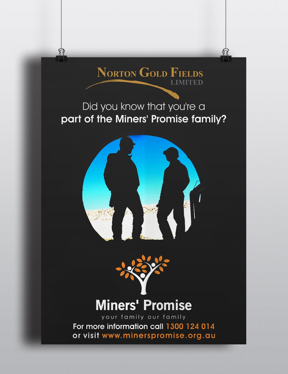 Poster Design by cb1318 for Miners'''' Promise | Design #5018264