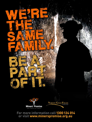 Poster Design by barbo for Miners'''' Promise | Design #4827163