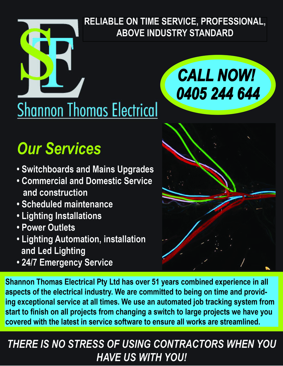 Flyer Design by Elvira de las Casas for Shannon Thomas Electrical | Design #4675348