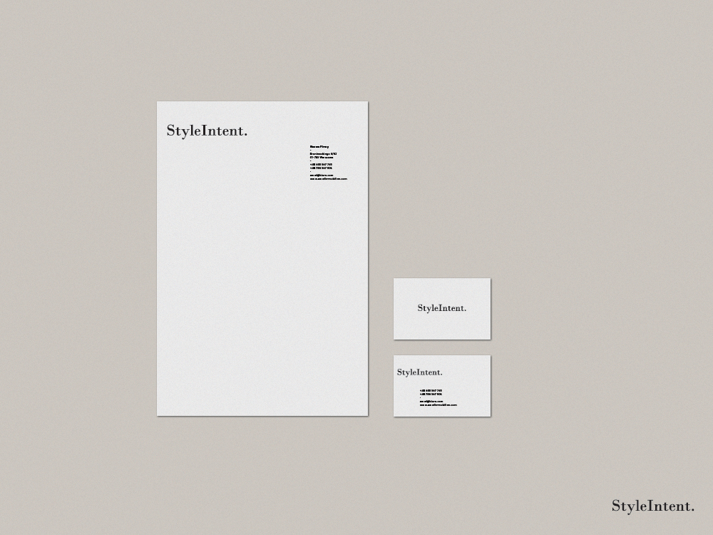 Logo Design by MergeStudio for Style Intent | Design #218178