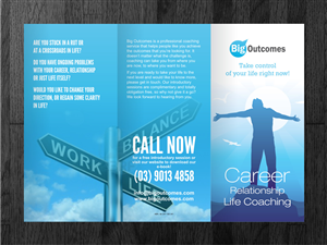 Tri-Fold Flyer for Life Coaching Business | Design de Flyer par Atvento Graphics