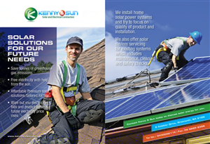 Brand New Solar Energy Business Needs a Flyer Design | Flyer Design by DesignFive